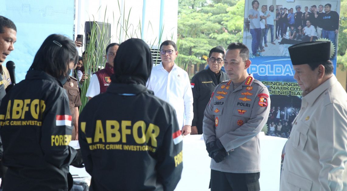 Presiden Prabowo Saksikan 214,84 ton Narkoba Di Musnakan ; Sinergi Polri, BPOM, dan BNN Wujudkan Indonesia emas 2045
