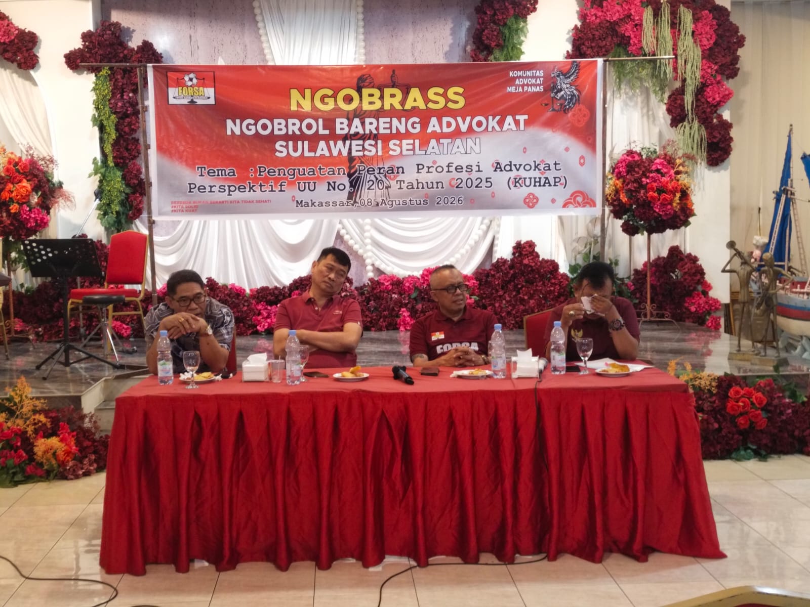 Ngobrass Advokat Sulsel Soroti Penguatan Peran Advokat dalam KUHAP Baru UU No. 20 Tahun 2025